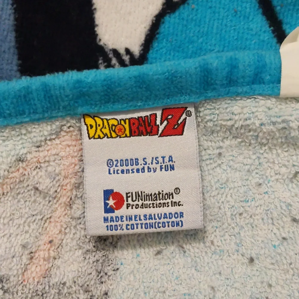 Vintage Dragon Ball Z beach towel